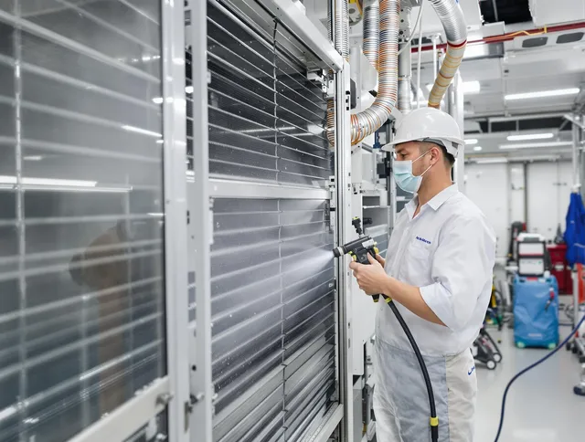 Professional AC coil cleaning by Duxbury Air Duct Cleaning in Duxbury