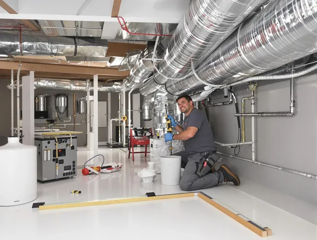 Professional duct sealing service by Duxbury Air Duct Cleaning in Duxbury