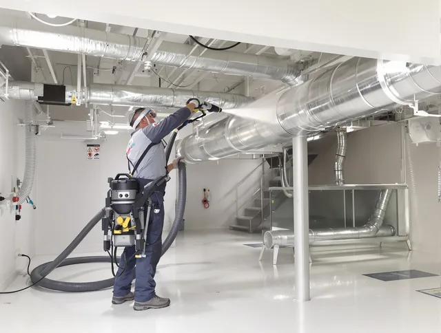 Professional central duct cleaning by Duxbury Air Duct Cleaning in Duxbury
