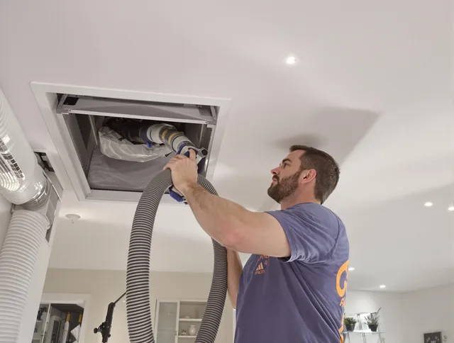Precision indoor duct cleaning by Duxbury Air Duct Cleaning in Duxbury
